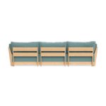 Modular Bondi Latte 3-Seater Sofa in Glacier Blue | Classic Blend