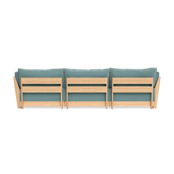 Modular Bondi Latte 3-Seater Sofa in Glacier Blue | Classic Blend
