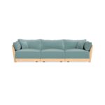 Modular Bondi Latte 3-Seater Sofa in Glacier Blue | Classic Blend