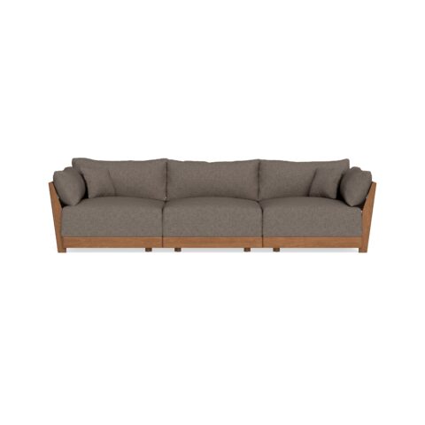 Modular Bondi Espresso 3-Seater Sofa in Smoke | Classic Blend