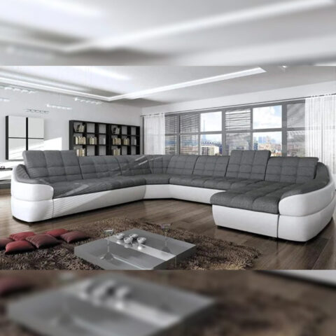 7 Seater Sofa Set: 153 Wide Corner Sectional Sofa
