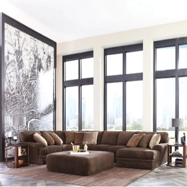 7 Seater Sofa Set: 163 Wide Modular Sectional Sofa