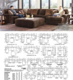 7 Seater Sofa Set: 163 Wide Modular Sectional Sofa