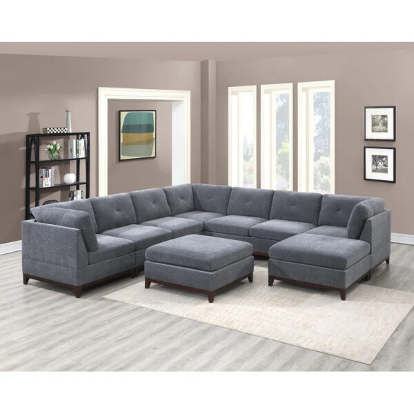 7 Seater Sofa Set: Corner Sectional Sofa Set