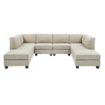 7 Seater Sofa Set : Modular Sectional U Shape Sofa