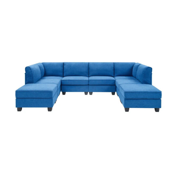 7 Seater Sofa Set : Modular Sectional U Shape Sofa