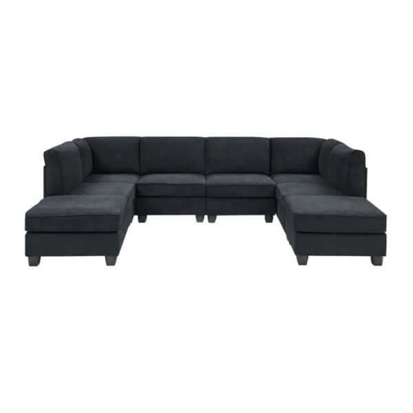 7 Seater Sofa Set : Modular Sectional U Shape Sofa