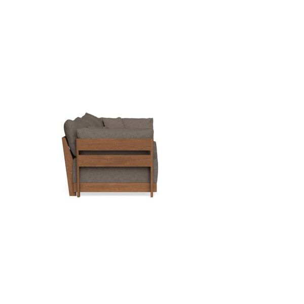 Modular Bondi Espresso 3-Seater Sofa in Smoke | Classic Blend