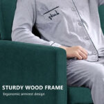 L Shape Sofa Set: 73.82 Wide Linen Upholstered Chaise Sectional
