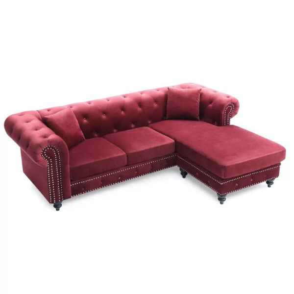 L Shape Sofa Set:  Dramatic Sectional Sofa