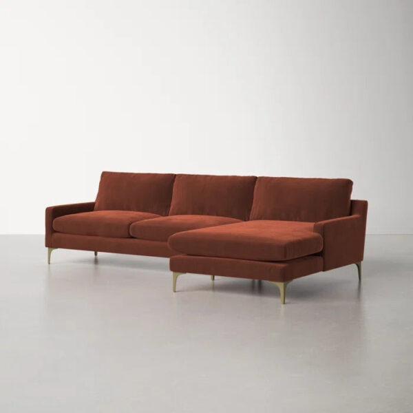 L Shape Sofa Set: Piece Upholstered Chaise Sectional