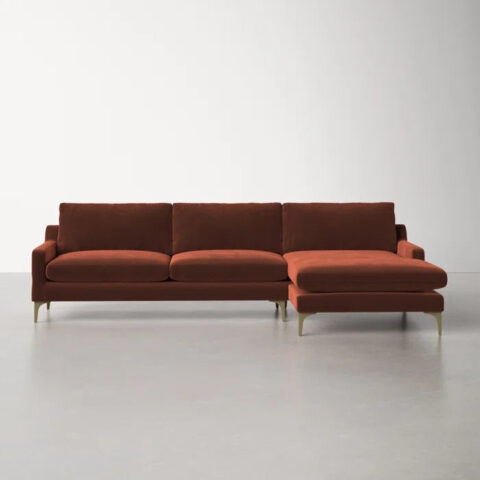 L Shape Sofa Set: Piece Upholstered Chaise Sectional