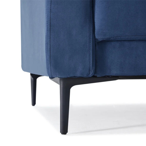 Sofa Bed: Sectional L Shape Sofa Cum Bed Blue