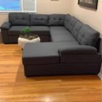 Sofa Cum Bed: Upholstered Sectional Sleeper Sofa & Chaise
